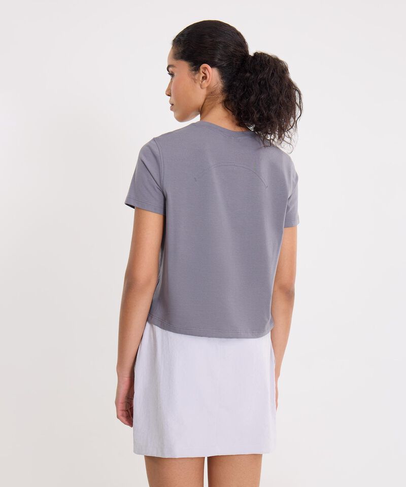 Camiseta Para Mujer Gris