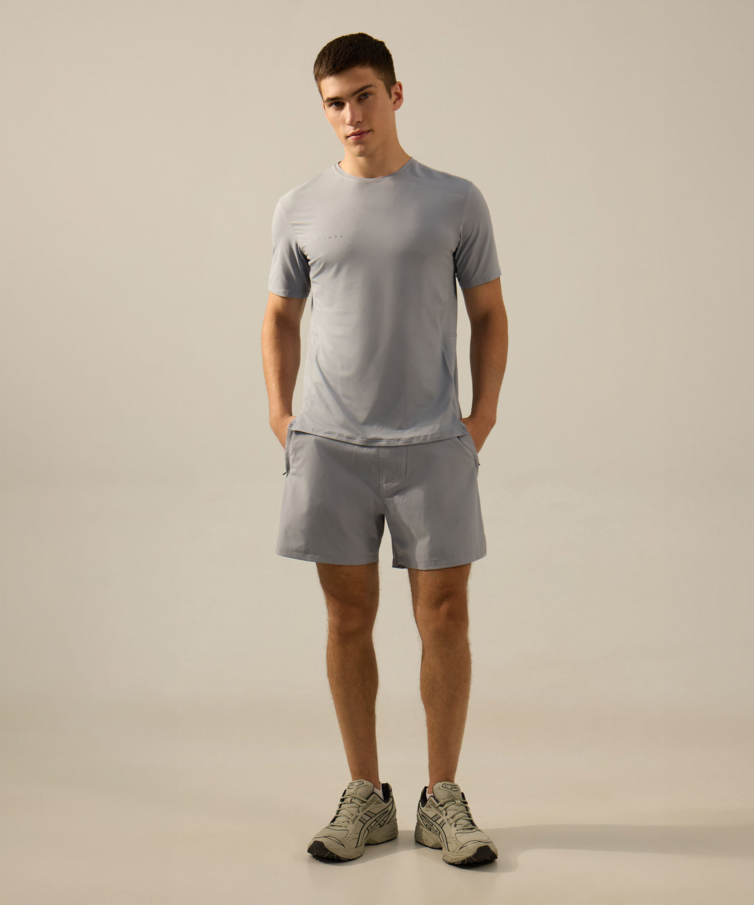 Camiseta Para Hombre Gris