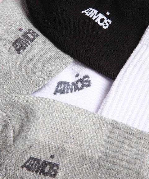 Medias Para Hombre Gris