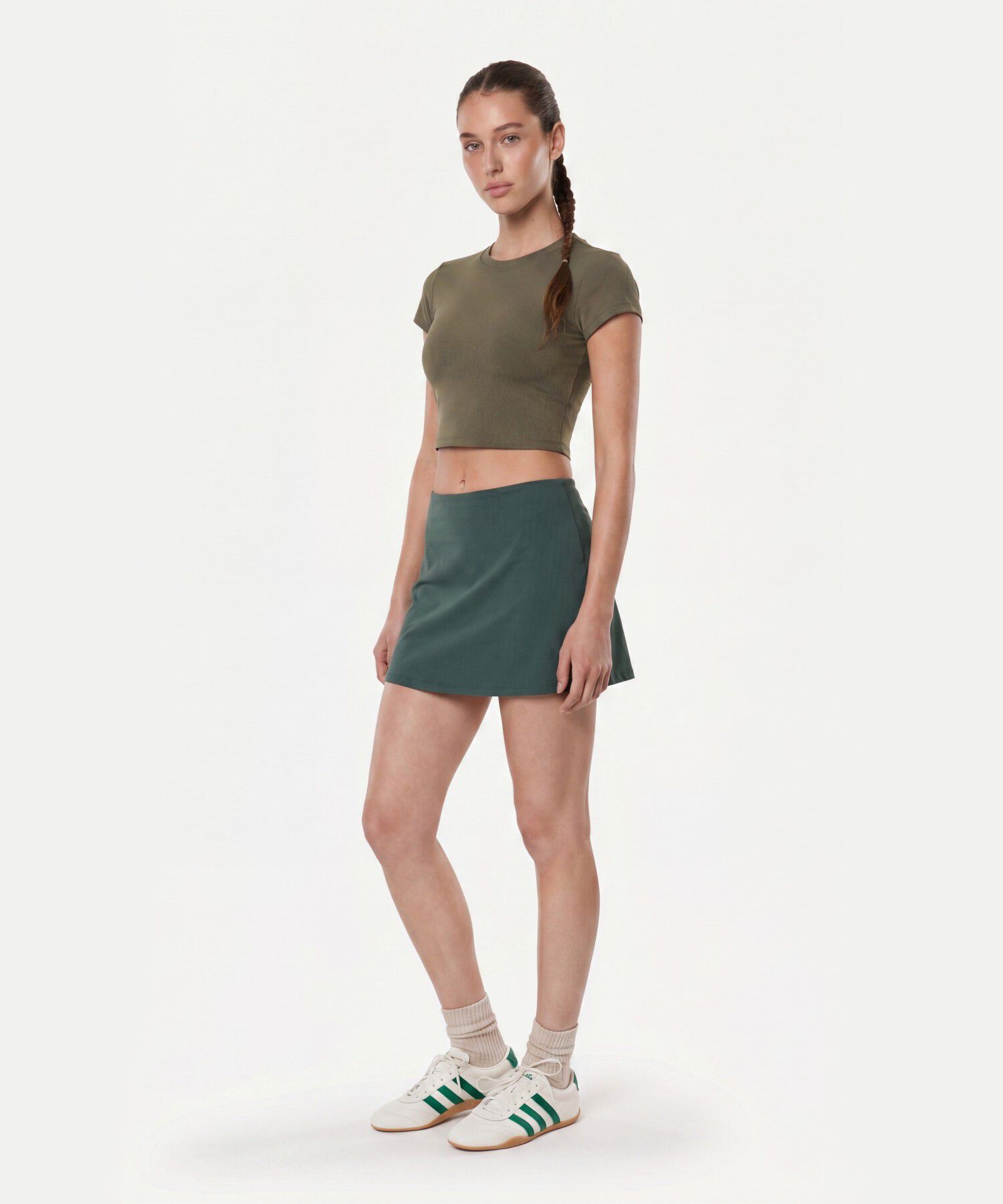 Falda Para Mujer Verde