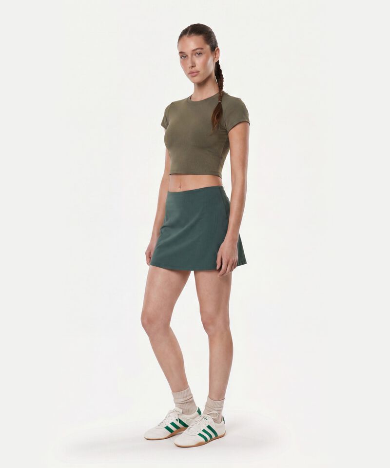 Falda Para Mujer Verde