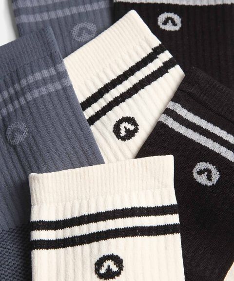 Medias Para Hombre Crema