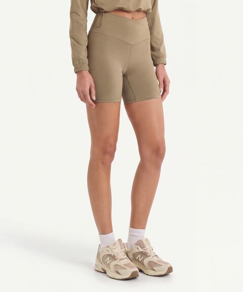 Short Pretina Cruzada Aerius Skin 15 cm, Mocca image number null