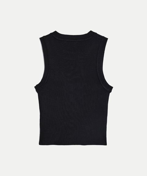 Camiseta Para Mujer Negro