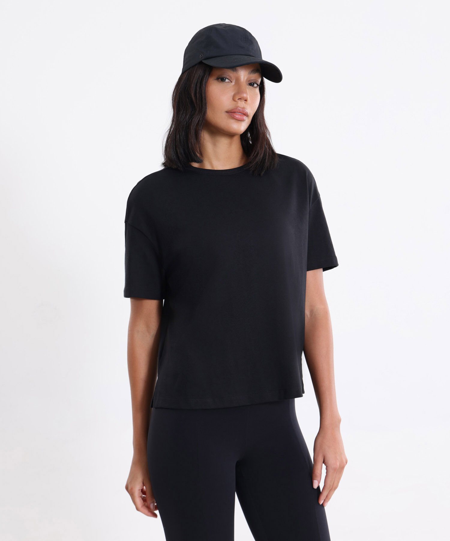 Camiseta Para Mujer Negro