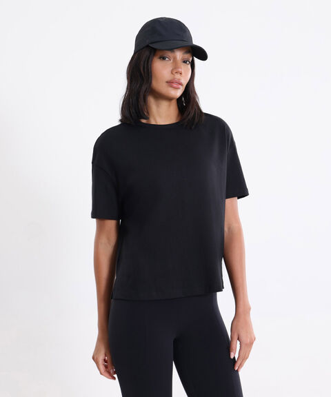 Camiseta Para Mujer Negro