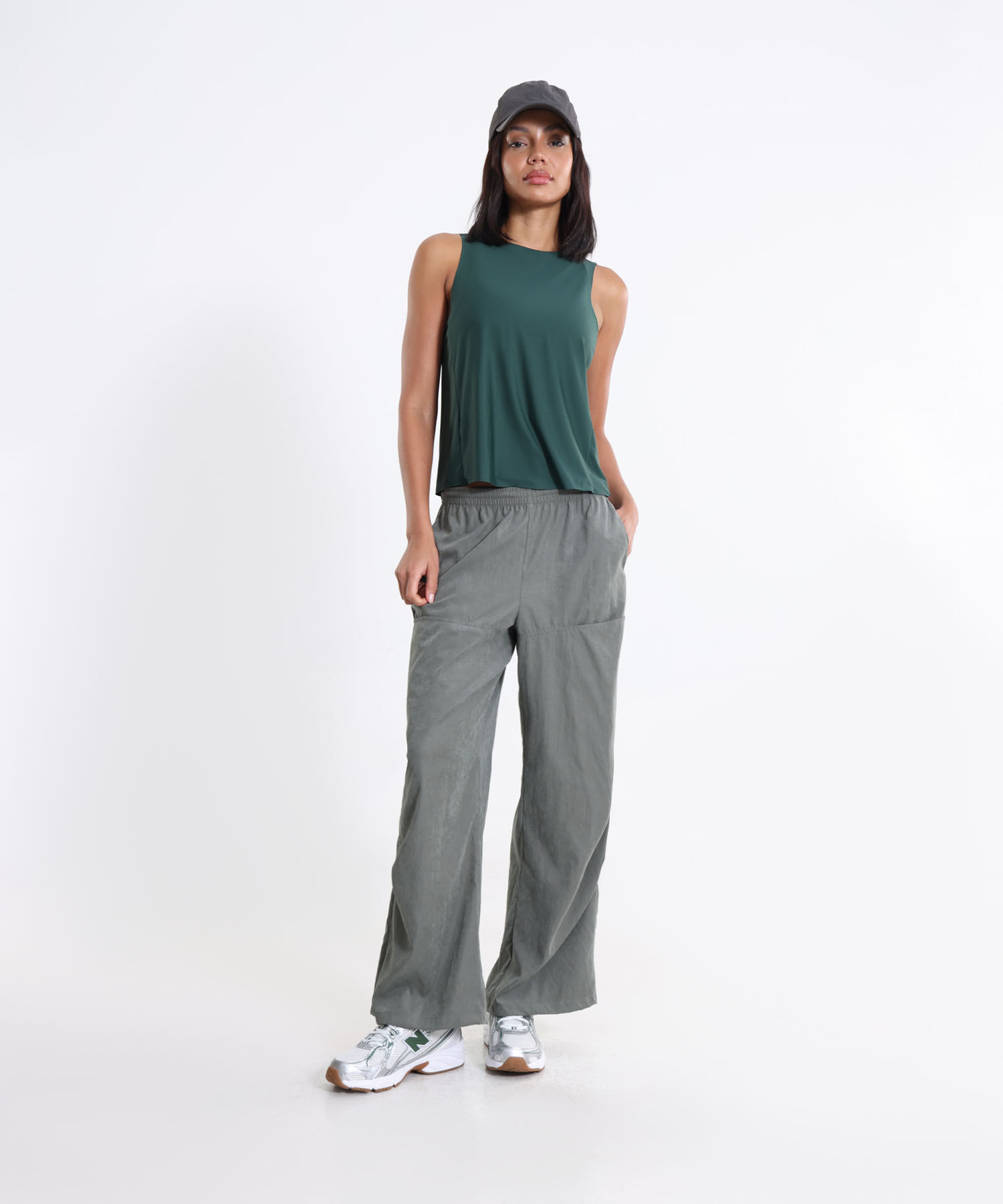 Camiseta Para Mujer VerdeOscuro