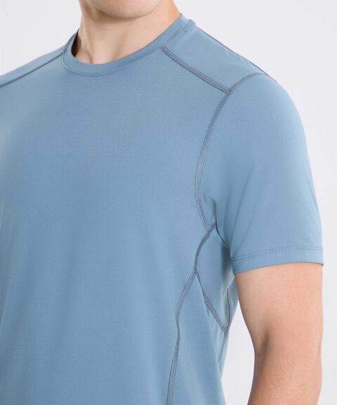 Camiseta Para Hombre AzulMedio