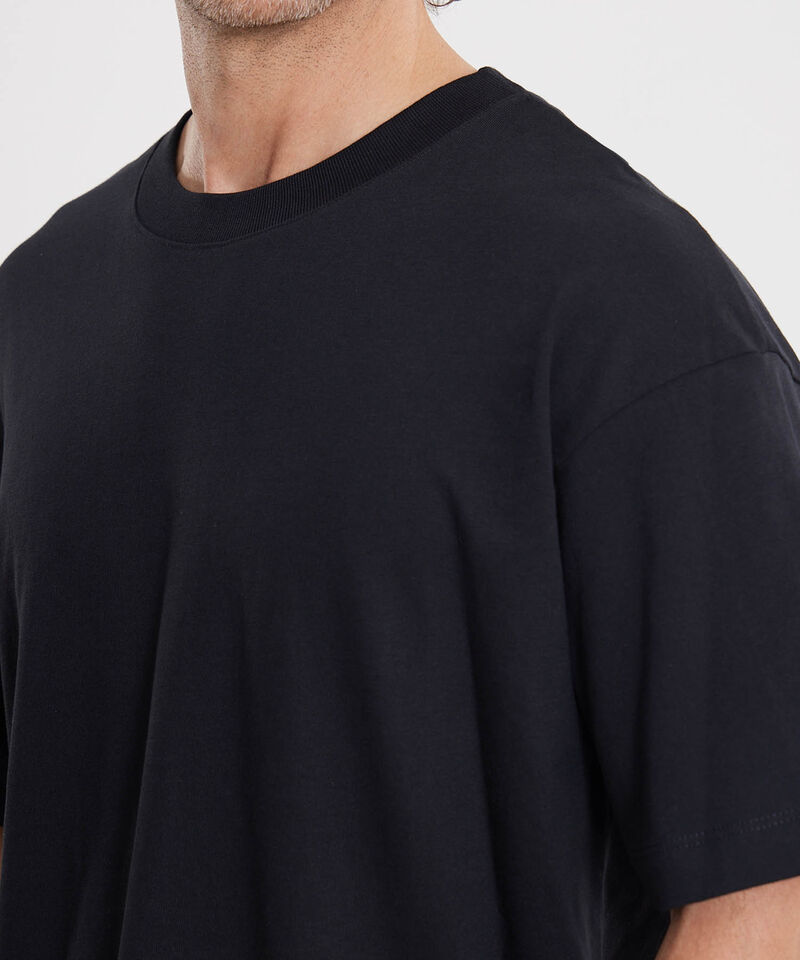 Camiseta Para Hombre Negro