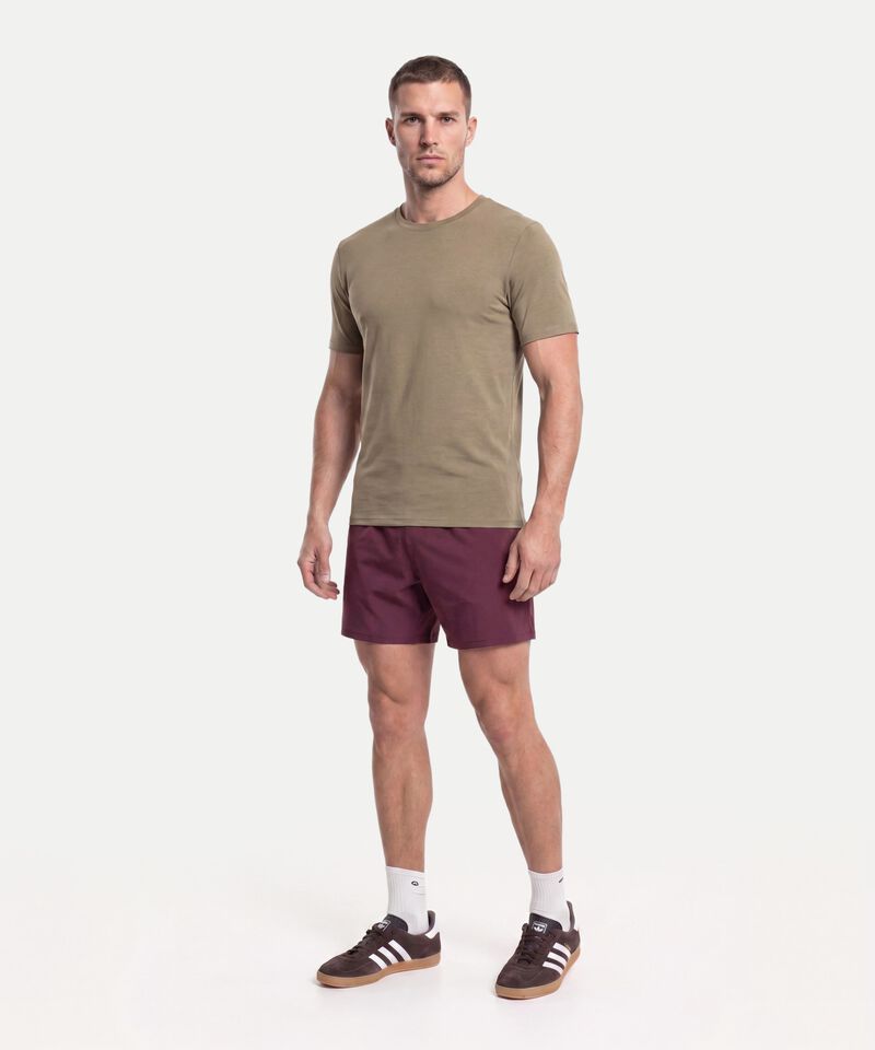Bermuda Para Hombre Vino