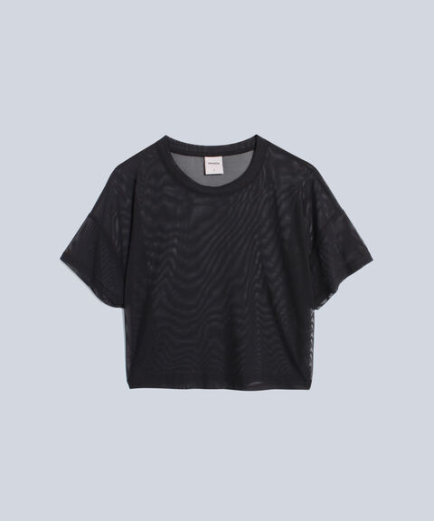 Camiseta Para Mujer Negro