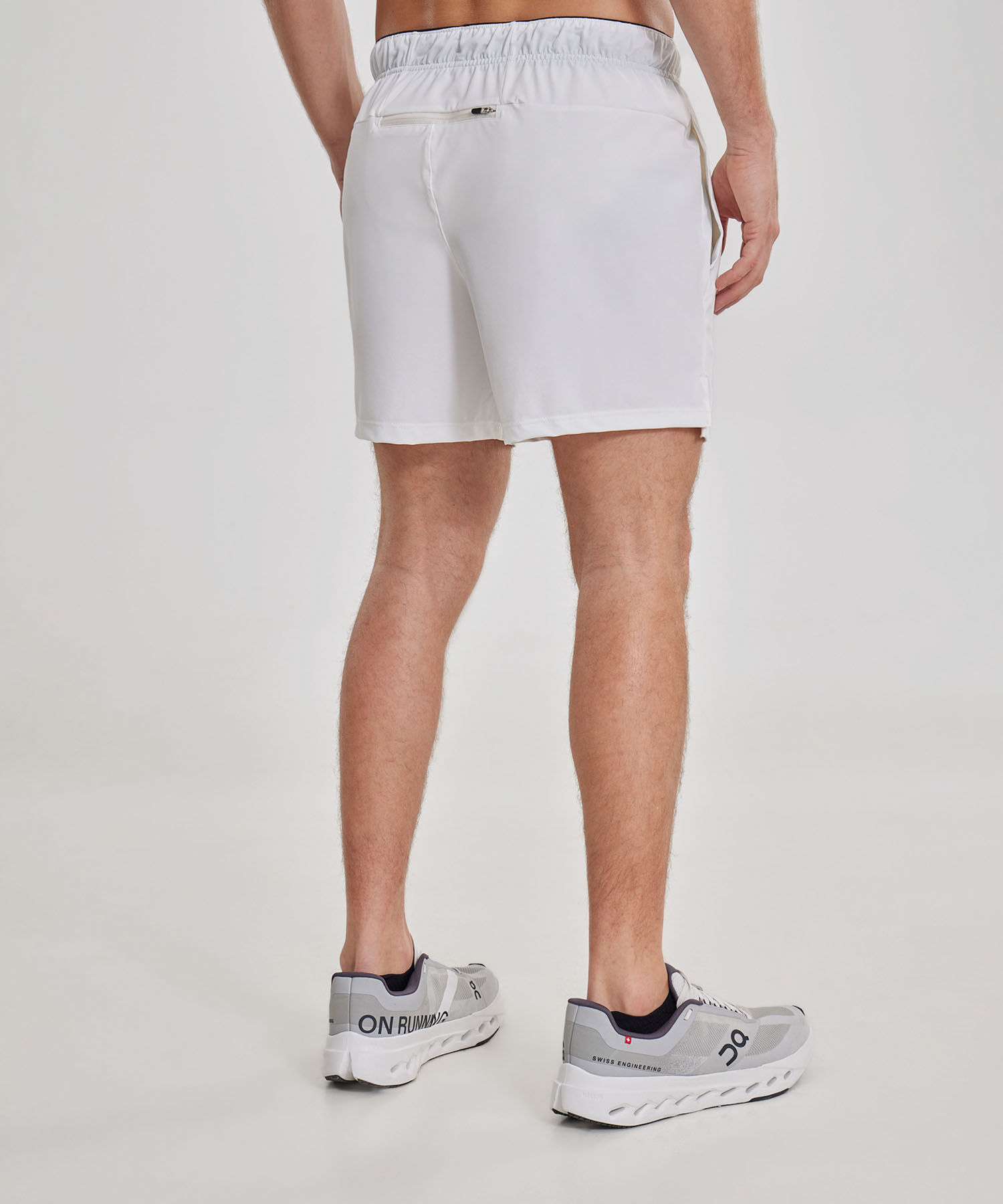 Set Deportivo Blanco con Camiseta Sisa y Short con B&oacute;xer Interno, 