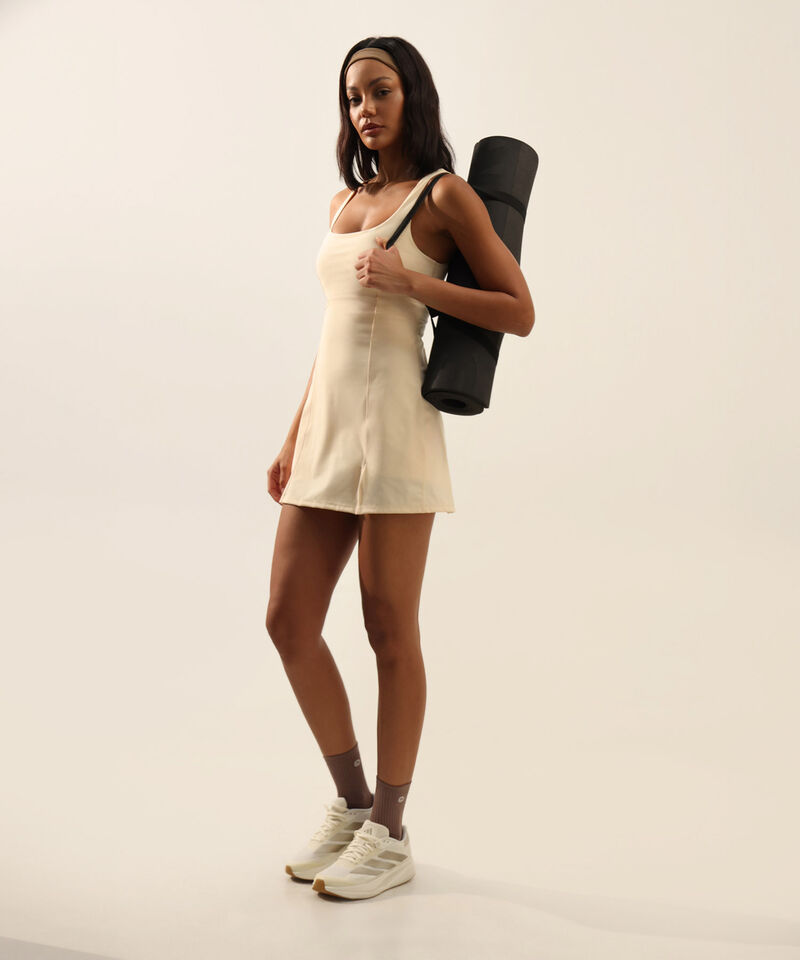 Vestido Para Mujer Crema