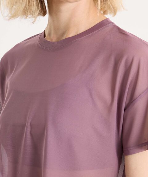 Camiseta Para Mujer Morado