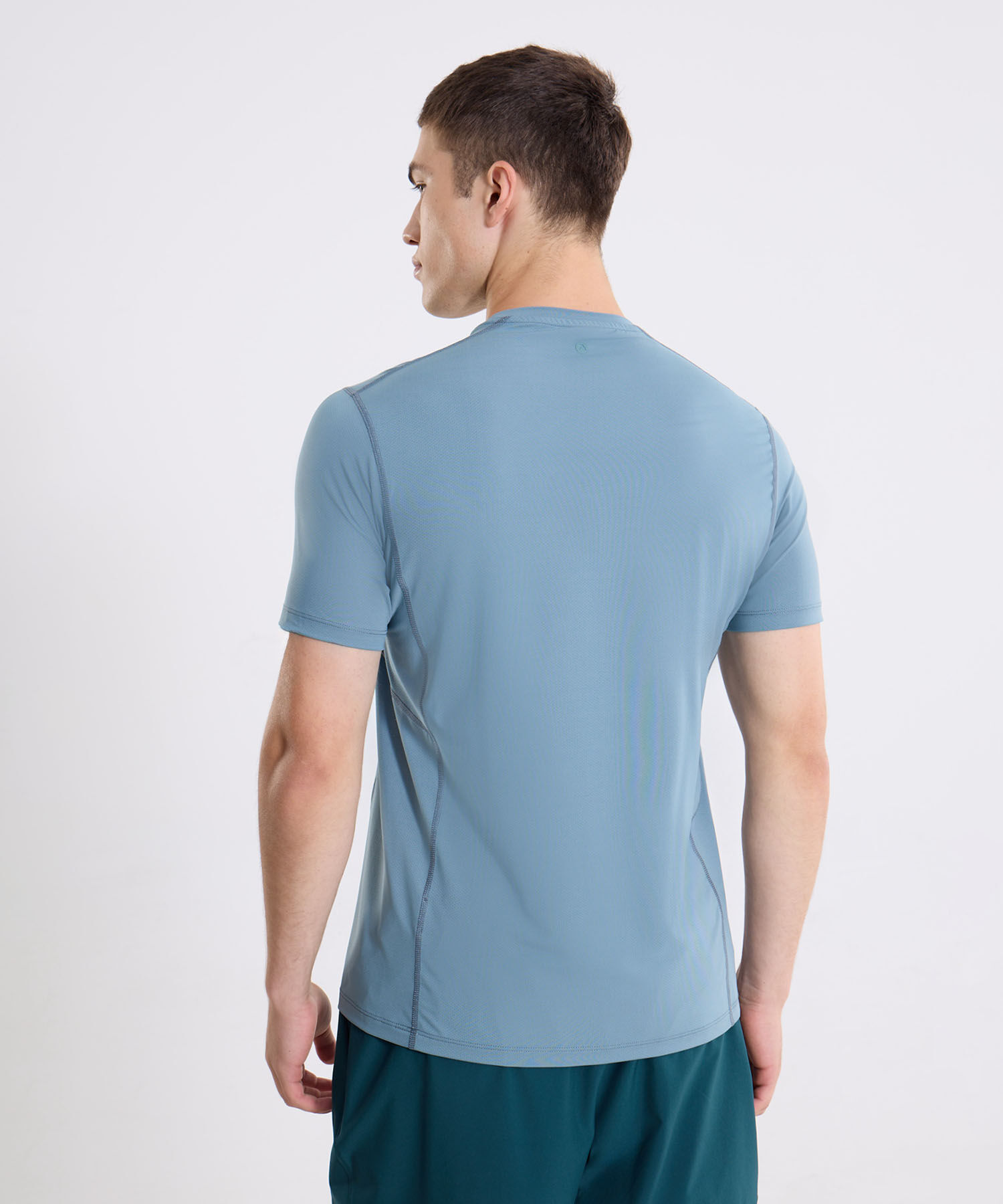 Camiseta Para Hombre AzulMedio