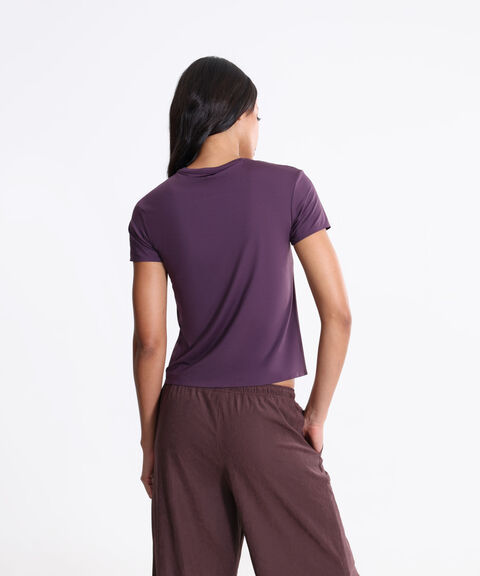 Camiseta Para Mujer Morado