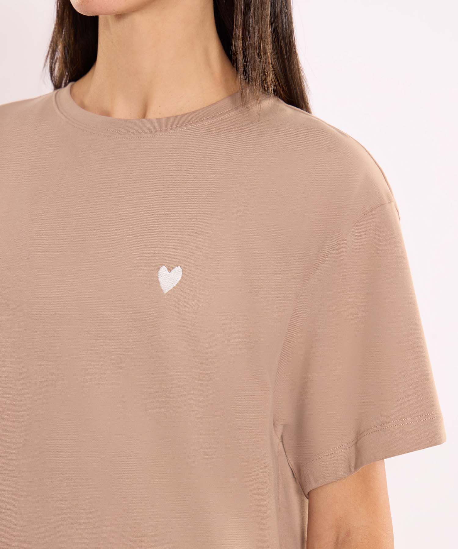 Camiseta Para Mujer Cafe