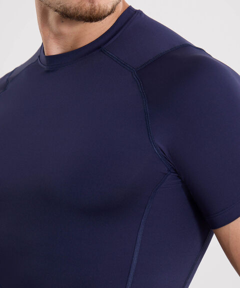 Camiseta Para Hombre AzulOscuro