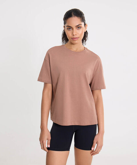 Camiseta Para Mujer Cafe image number null
