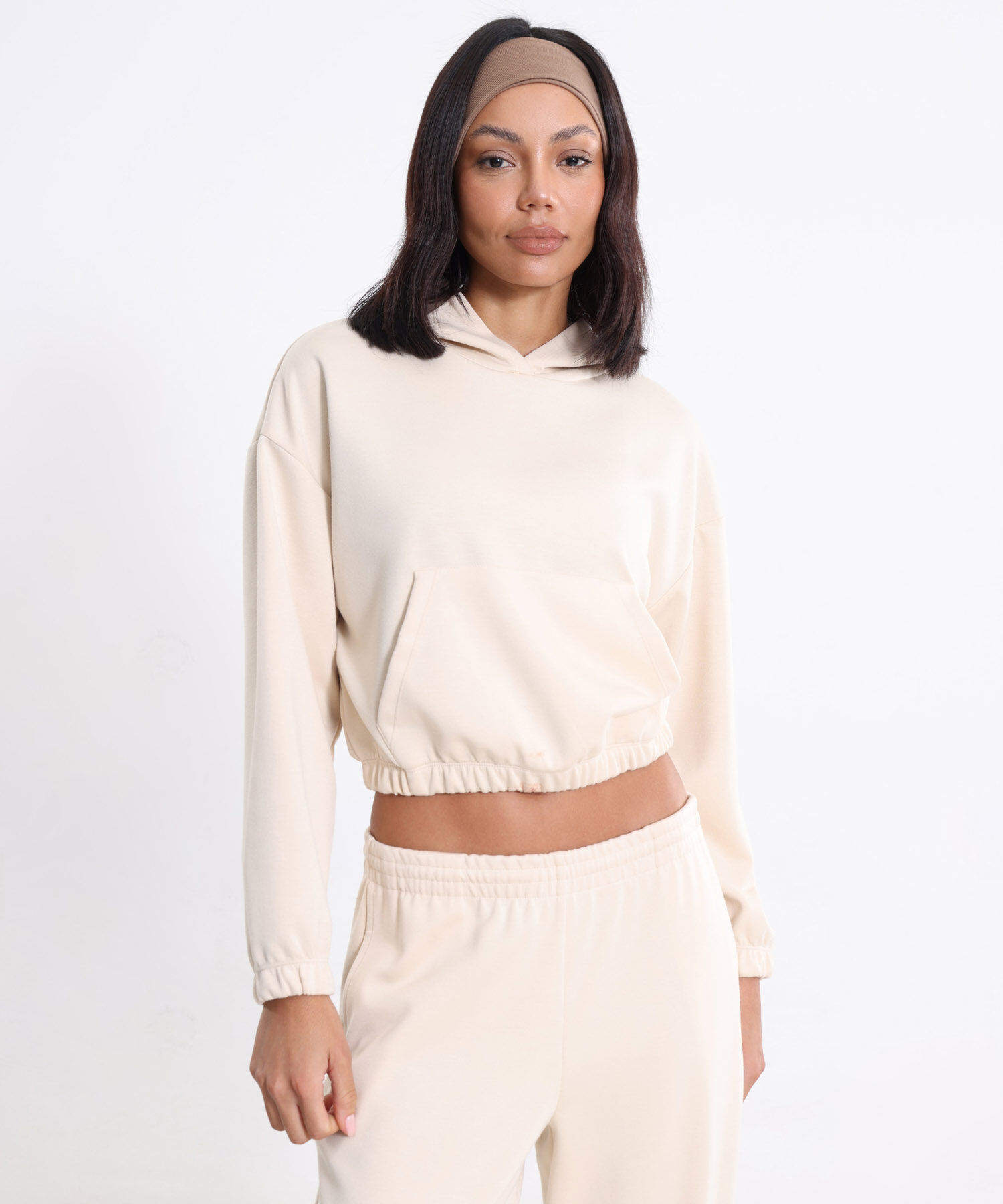 Buzo Para Mujer Crema