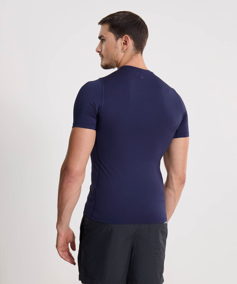 Camiseta Para Hombre AzulOscuro