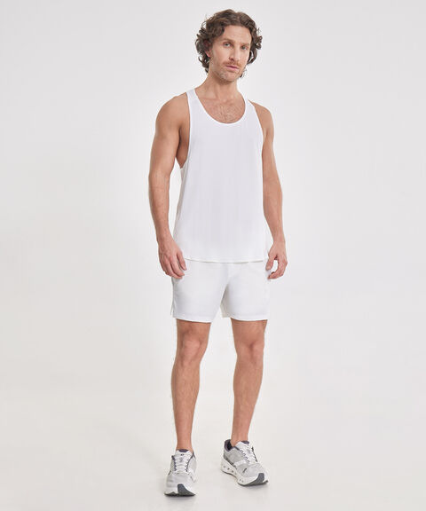 Set Deportivo Blanco con Camiseta Sisa y Short con B&oacute;xer Interno,  image number null
