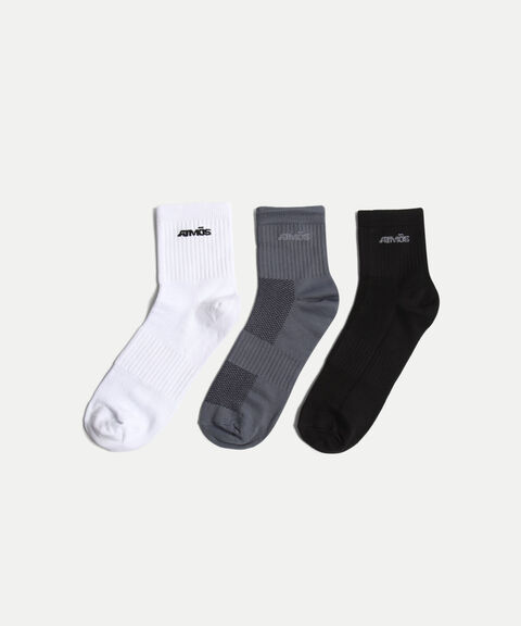 Medias Para Hombre Gris image number null