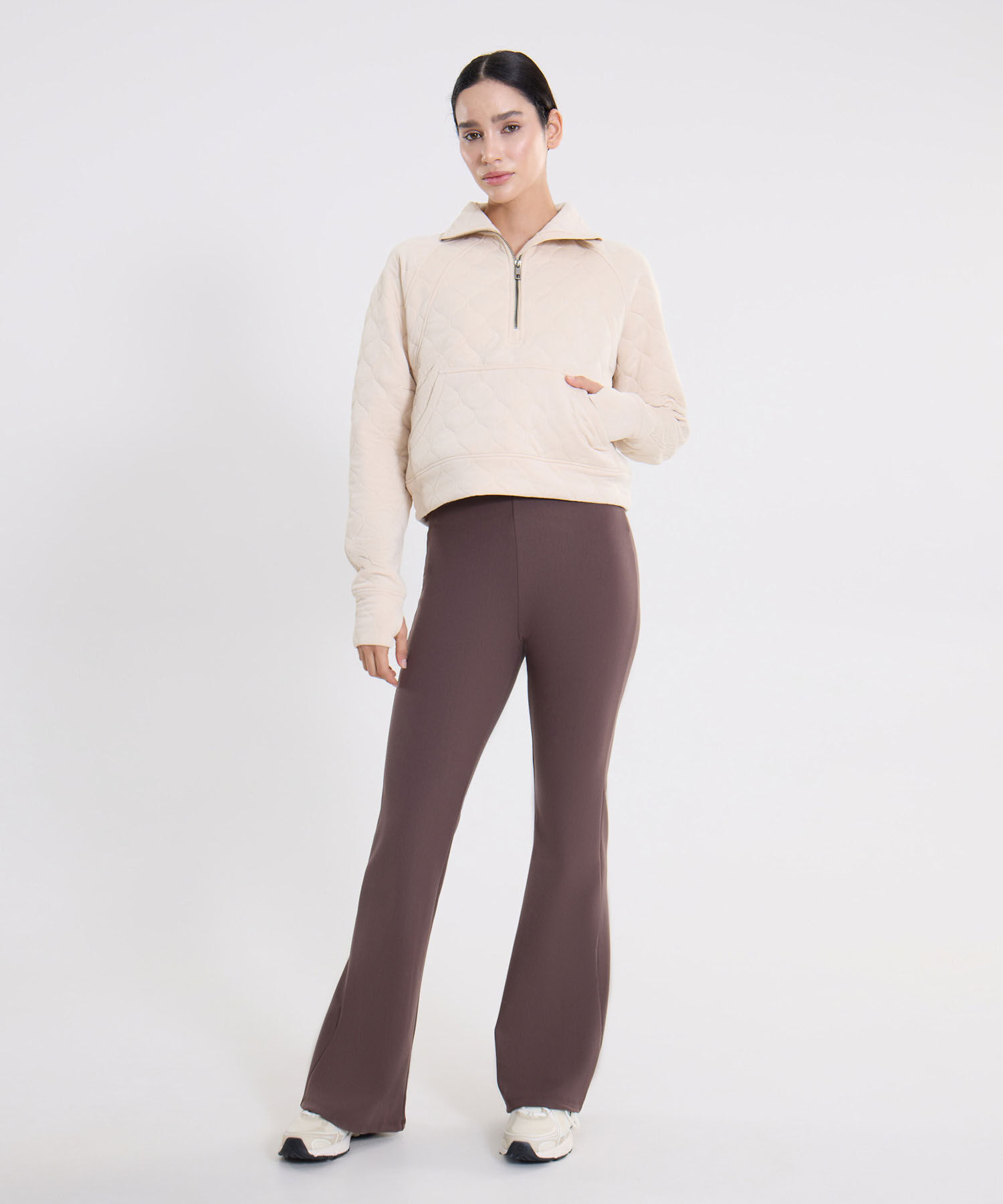 Chaqueta Para Mujer Crema