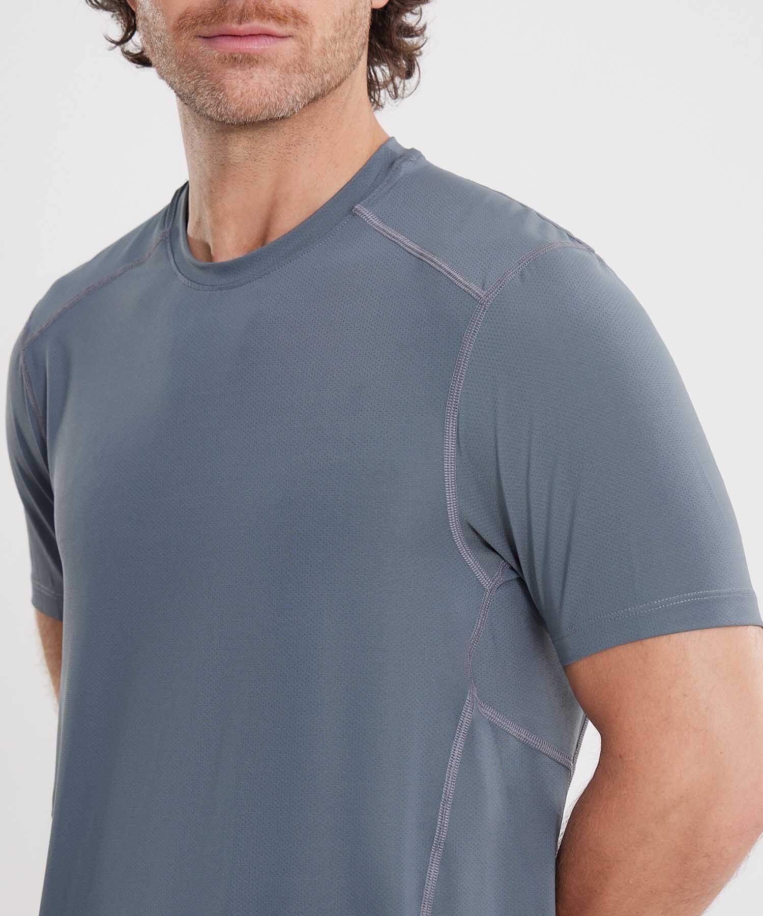 Camiseta Para Hombre GrisOscuro