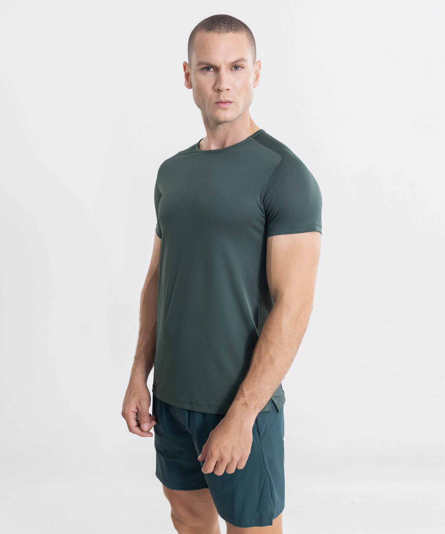 Camiseta Para Hombre Verde