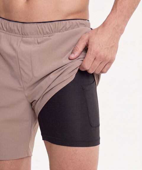 Bermuda Para Hombre CafeClaro