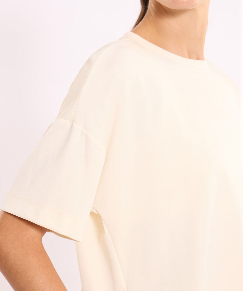 Camiseta Para Mujer Crema