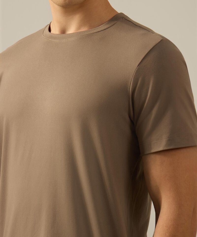 Camiseta Para Hombre Cafe