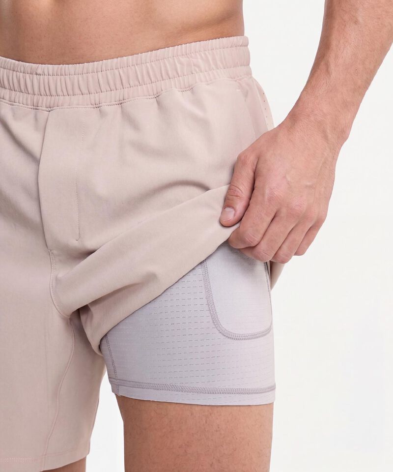 Bermuda Para Hombre Beige