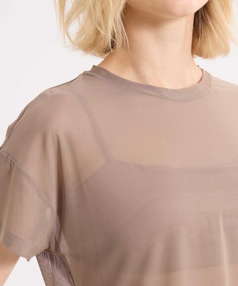 Camiseta Para Mujer Cafe