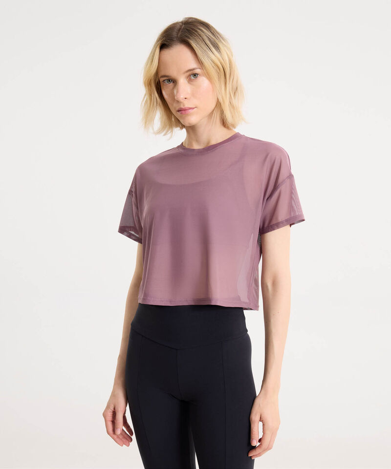 Camiseta Para Mujer Morado