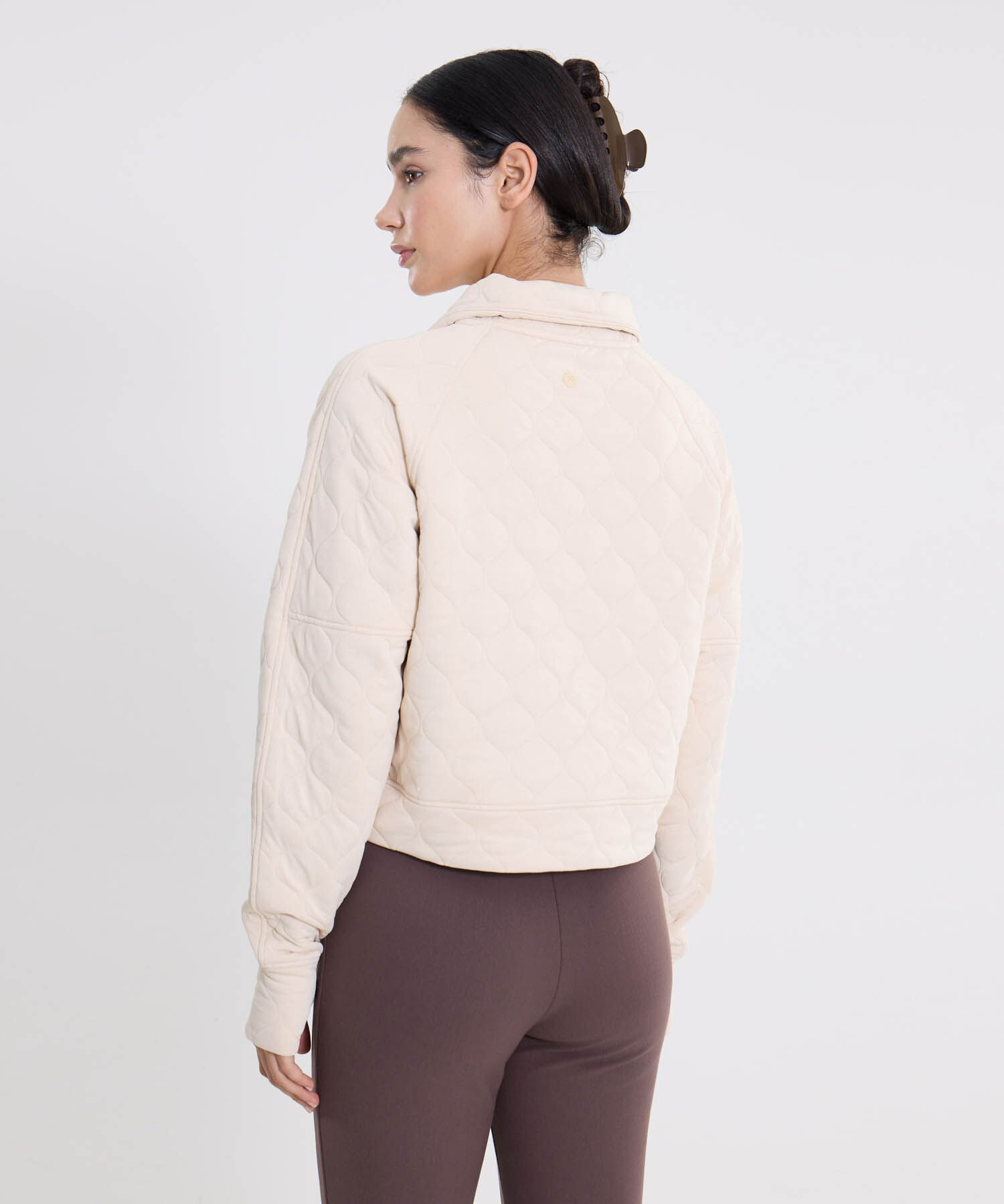 Chaqueta Para Mujer Crema