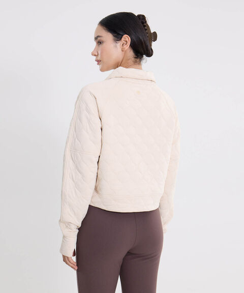 Chaqueta Para Mujer Crema