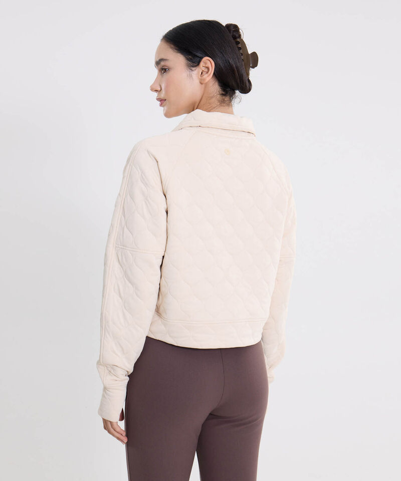 Chaqueta Para Mujer Crema