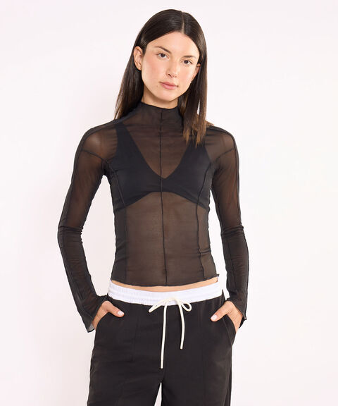 Camiseta Para Mujer Negro image number null