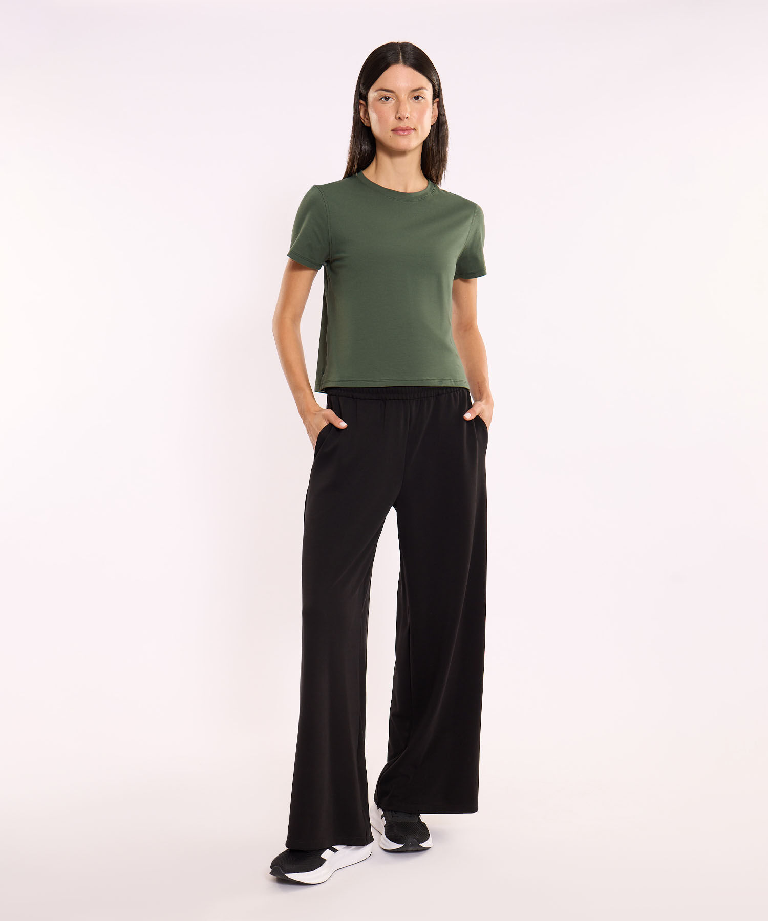 Camiseta Para Mujer Verde