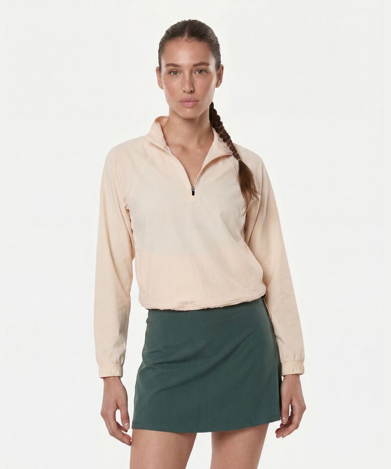 Buzo Para Mujer Crema