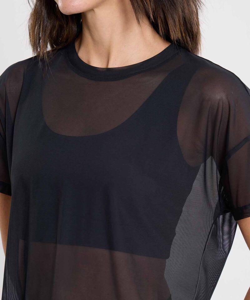 Camiseta Para Mujer Negro