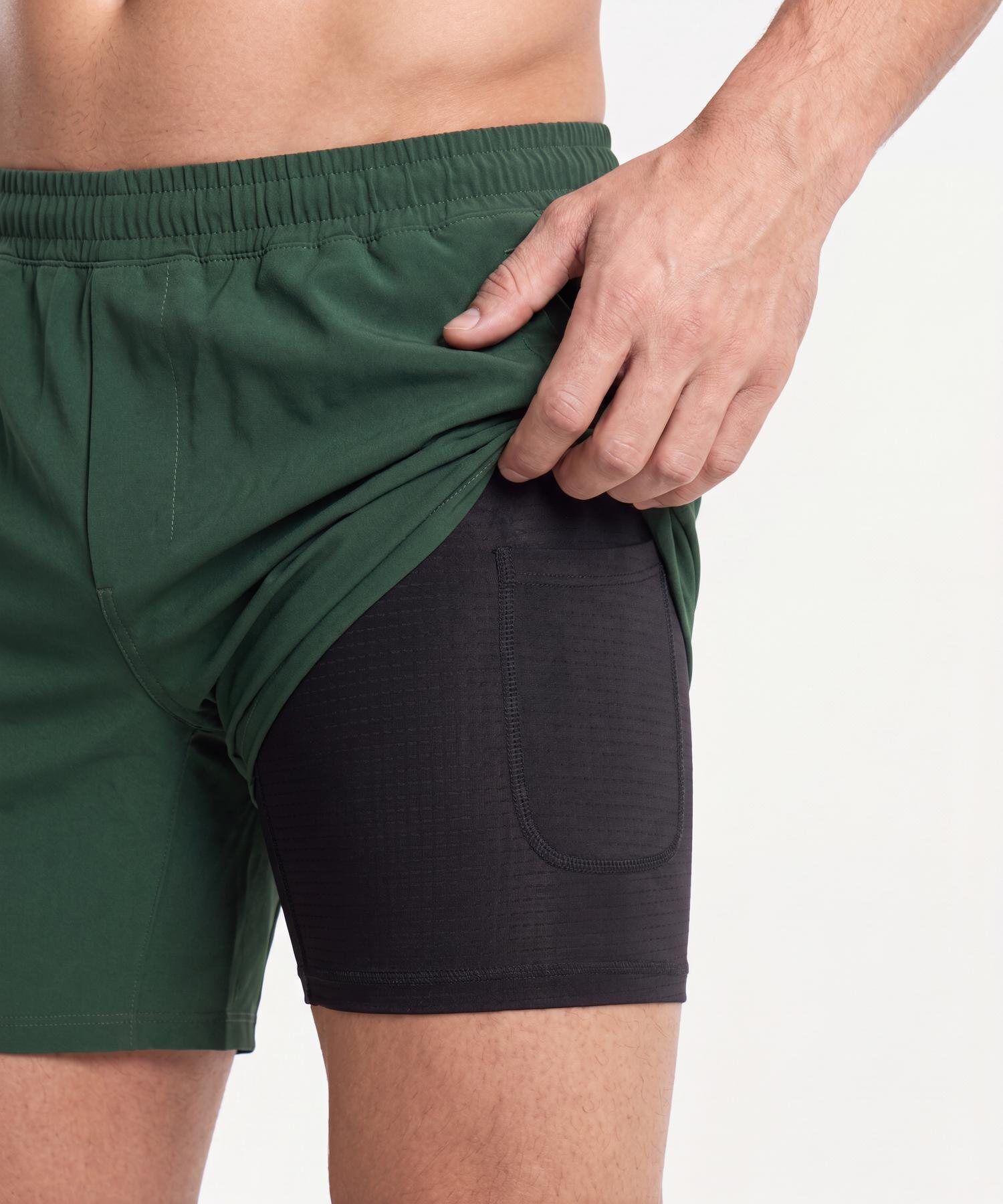 Bermuda Para Hombre Verde