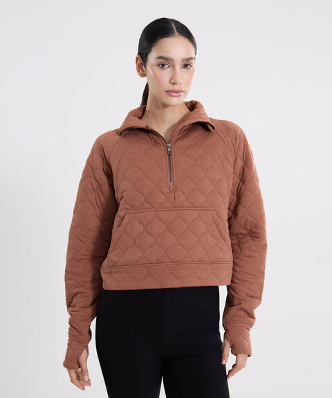Chaqueta Para Mujer Cafe image number null