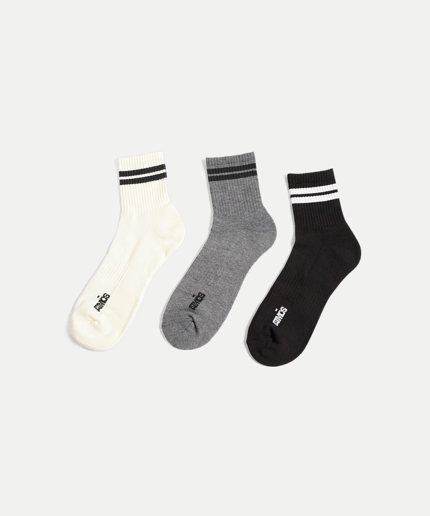 Medias Para Hombre Crema