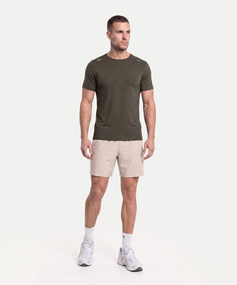 Bermuda Para Hombre Beige