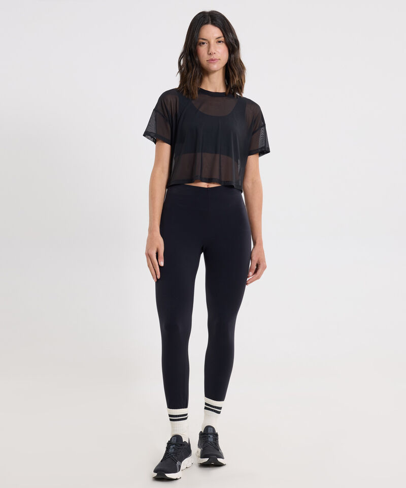 Camiseta Para Mujer Negro