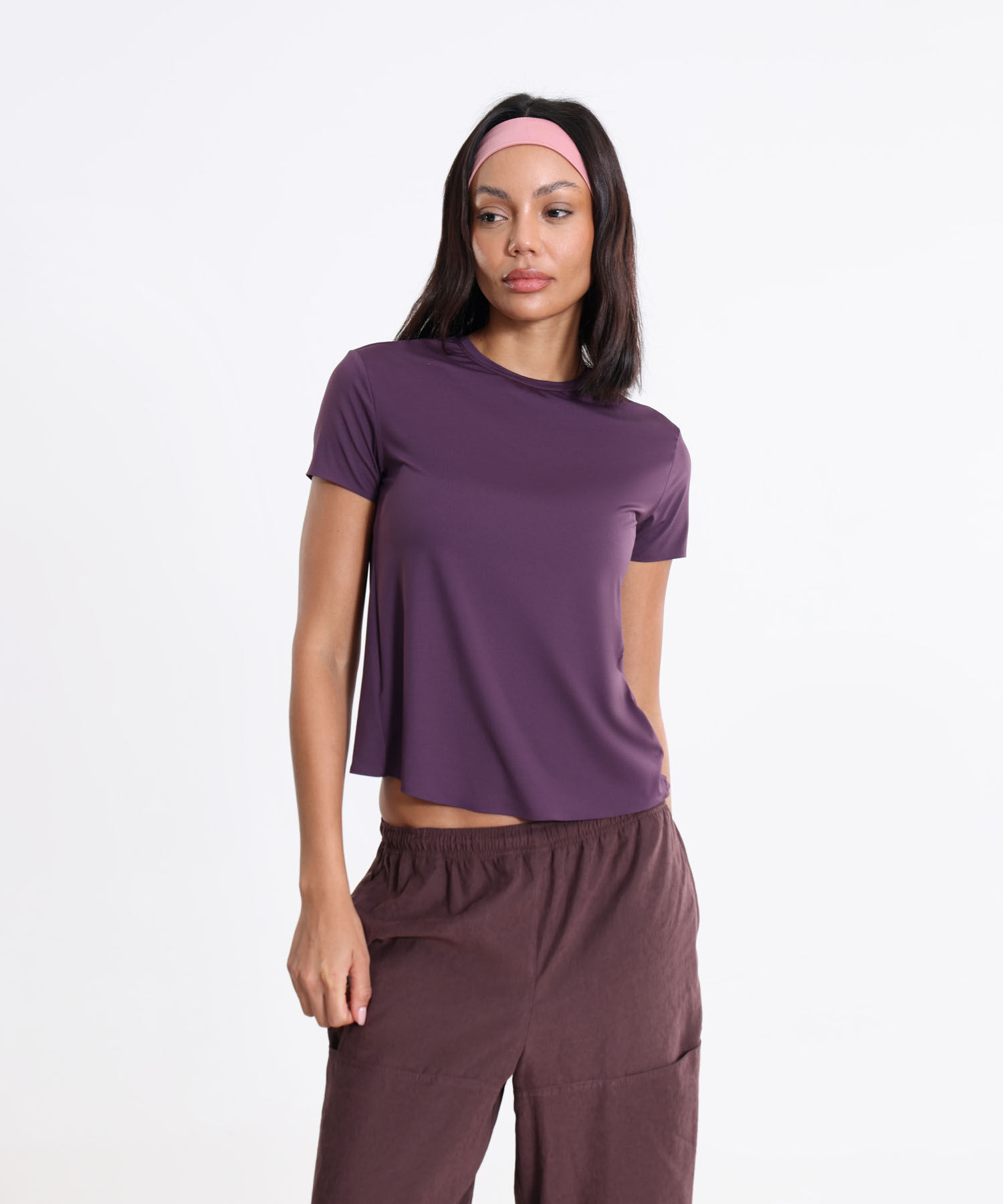 Camiseta Para Mujer Morado