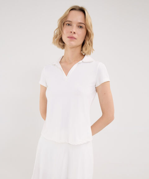 Polo Para Mujer Marfil image number null